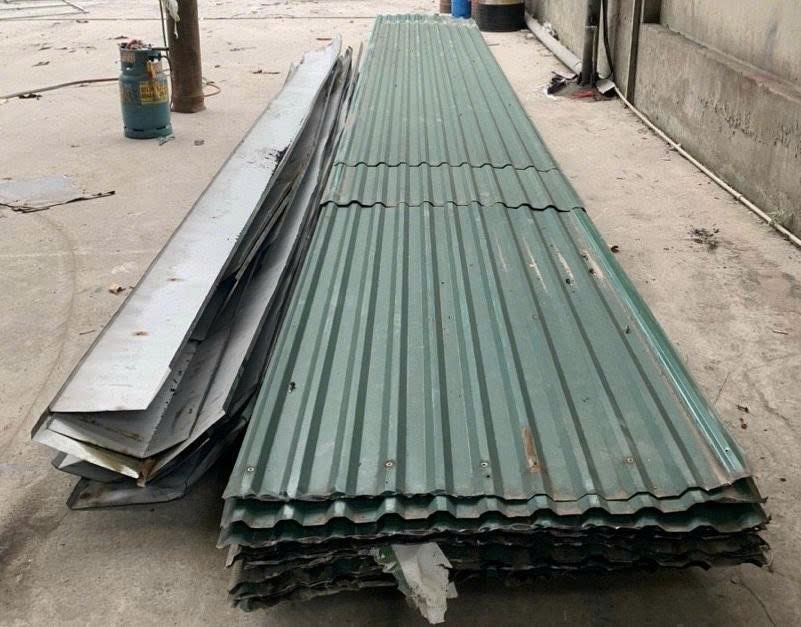 Kho tập kết thu mua tôn cũ tại TPHCM của Bính Vân